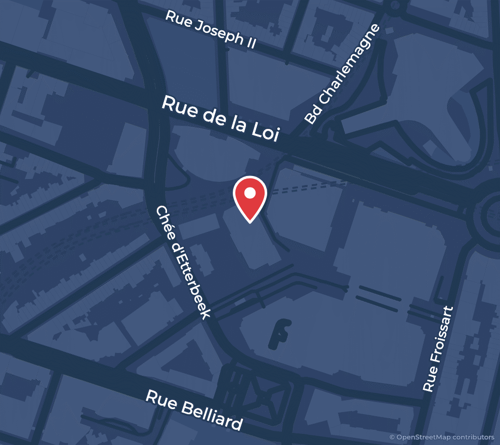 Location of the Residence Palace
